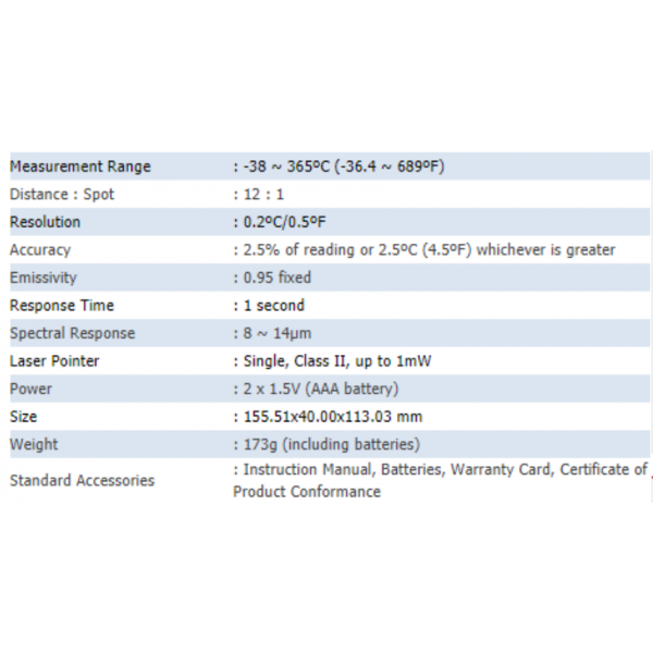 Infrared Thermometer