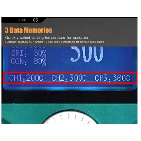 Pro'sKit SS-259B  LCD Smart Soldering Station