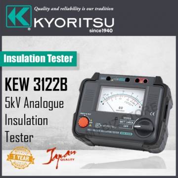 Kyoritsu 3122B Analogue High Voltage Insulation Tester 5000V