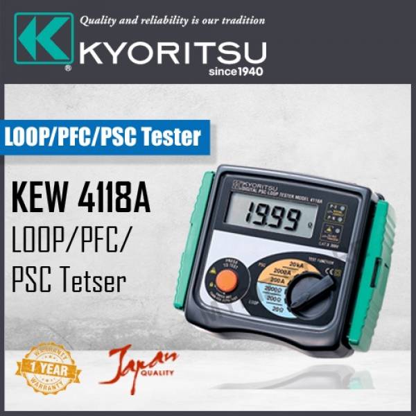 LOOP/PSC/RCD Tester