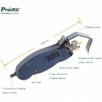 Pro'sKit 8PK-325B Round Cable Slitting And Ringing Tool (Strip Cables O4.5-25mm) (Proskit)