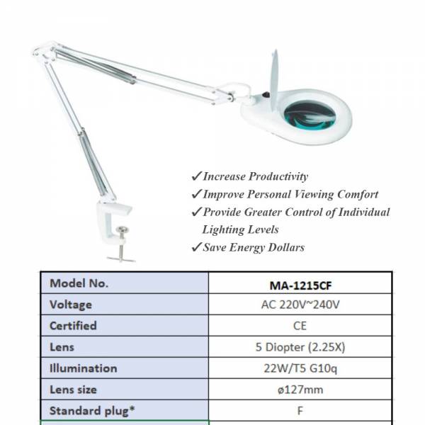 Magnifier & Lamp