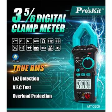 PRO'SKIT MT-3209 3-5/6 Digital Clamp Multimeter