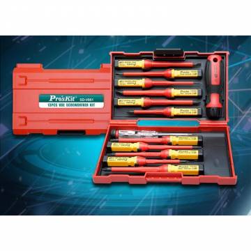 PROS'KIT SD-V861 13PCS VDE Screwdriver Kit