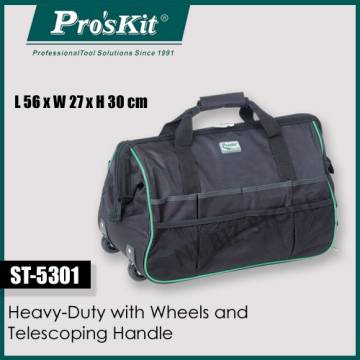 Pro'sKit ST-5301 20" Heavy-Duty with Wheels and Telescoping Handle